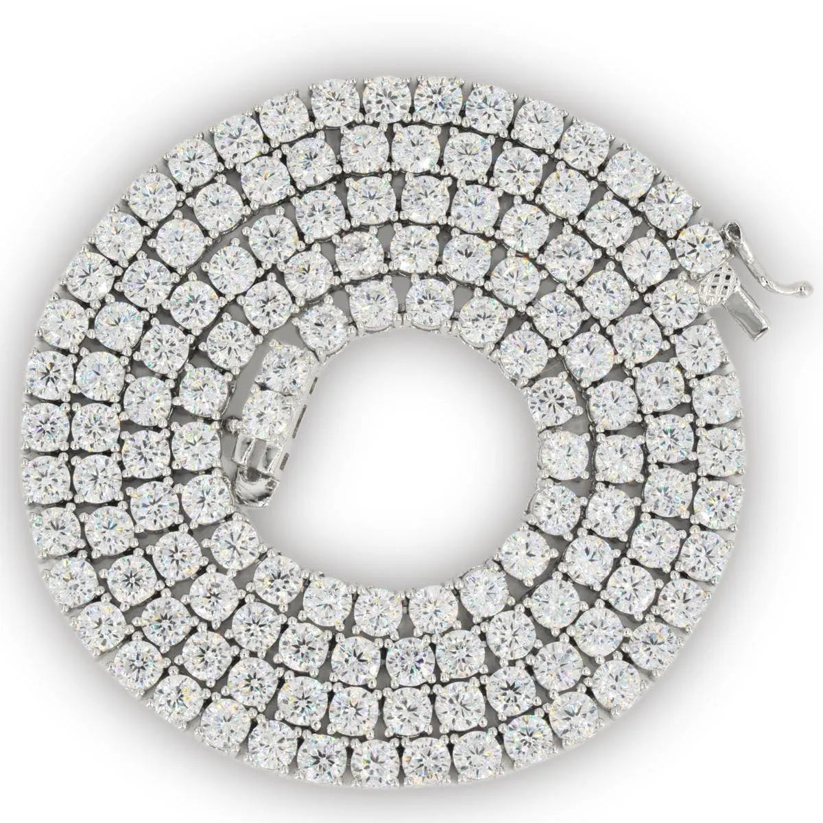 Silver and CZ ‘TRAP’ Pendant and Chain Bundle - Johnny Dang & Co