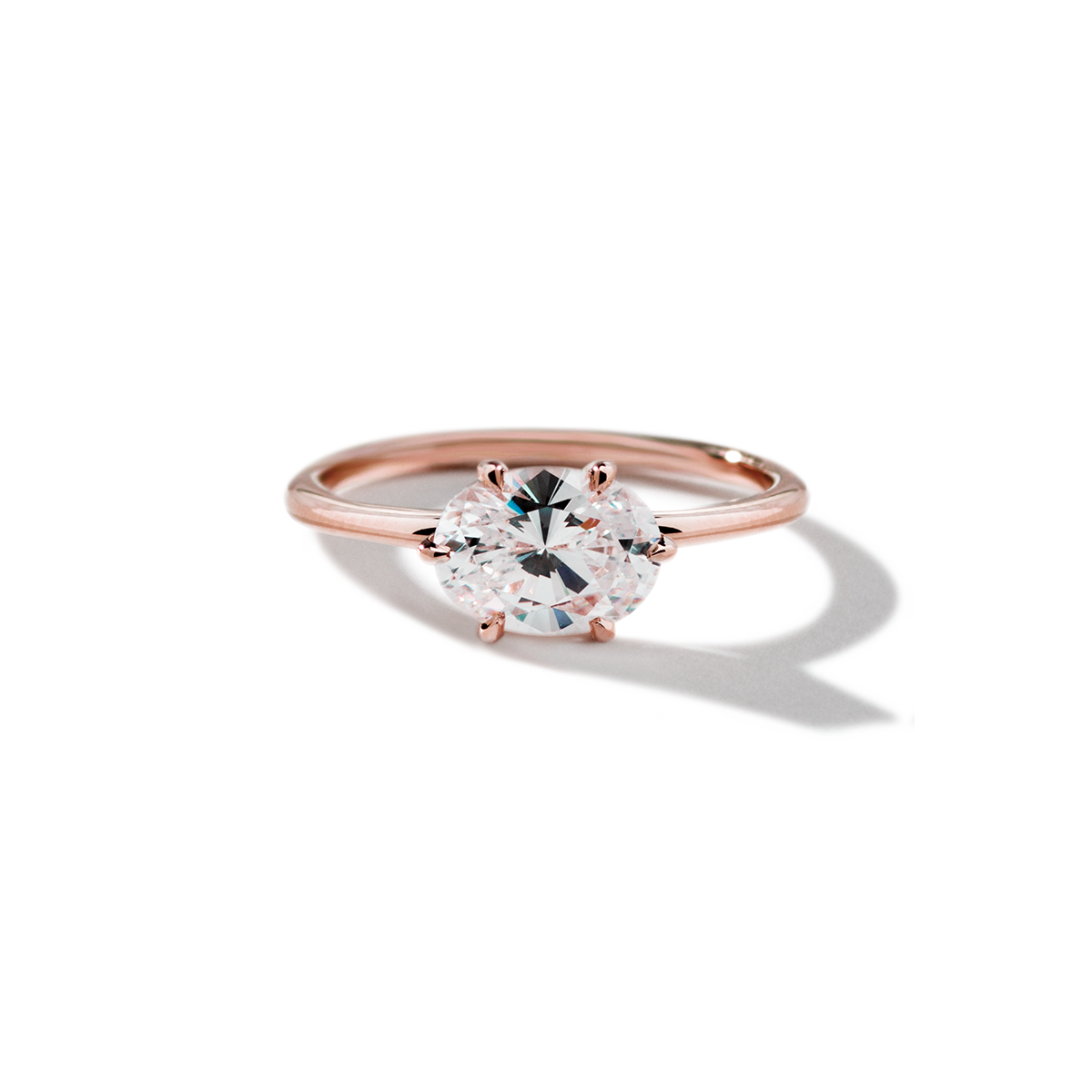 East-West Engagement Ring