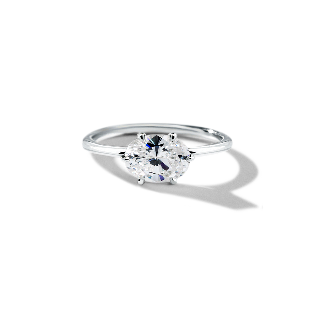 East-West Pixie Engagement Ring