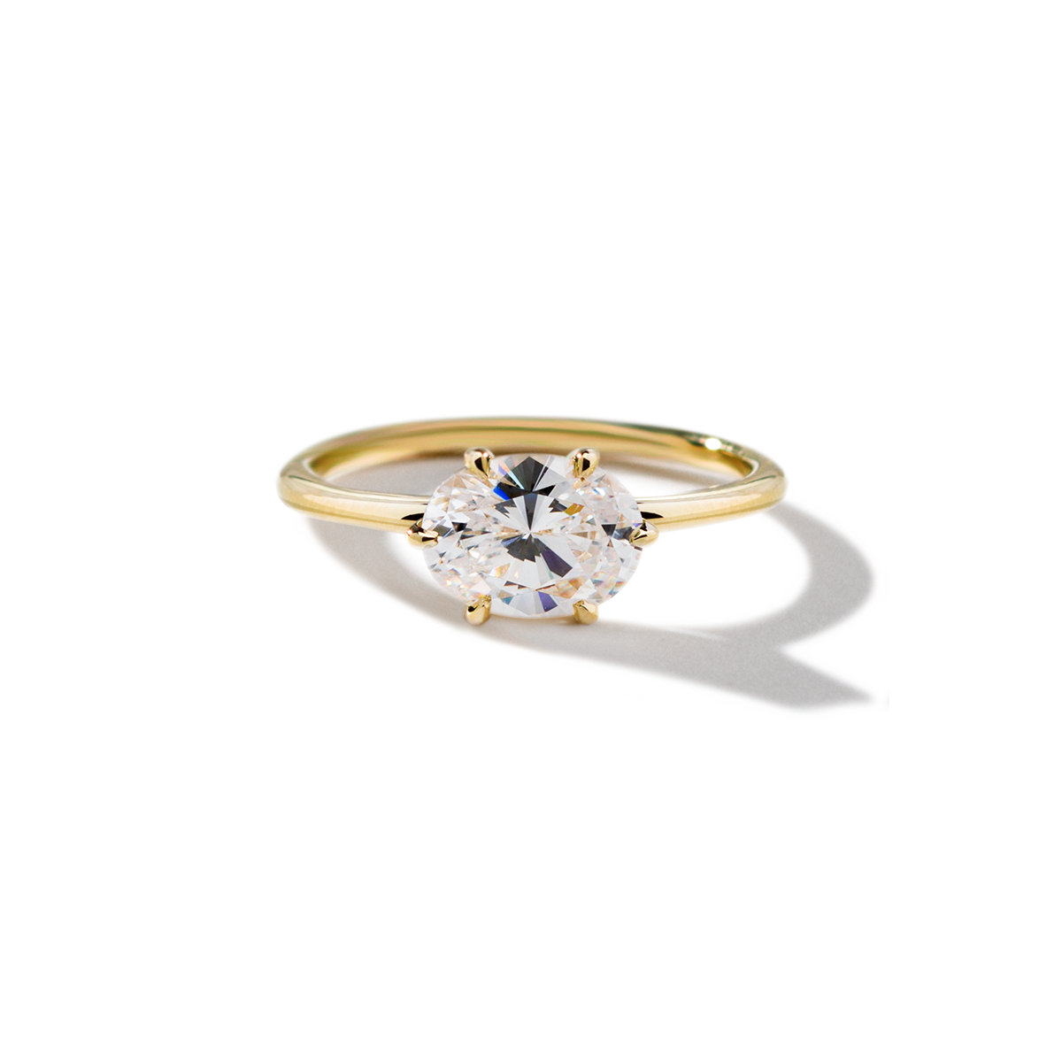 East-West Engagement Ring