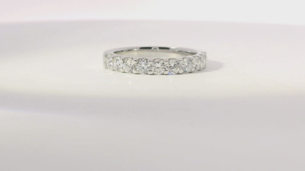 14K Lab Diamond Ladies Band 1.00cts