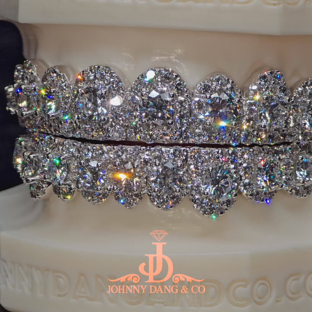 JDWR-2026-38-A GIA "Honeymoon" Set Grillz White Gold (Pull Out)