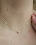 Emerald Cut Diamond Pendant