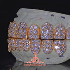JDWR-2026-5-Flawless "10pt Ghost" Set Grillz Yellow Gold (Perms)