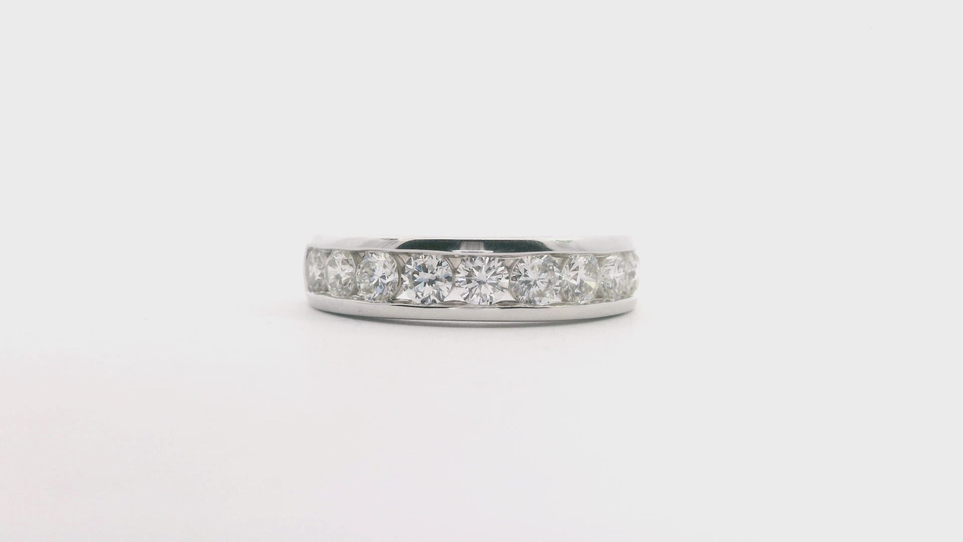 14K Men's Lab Diamond Band