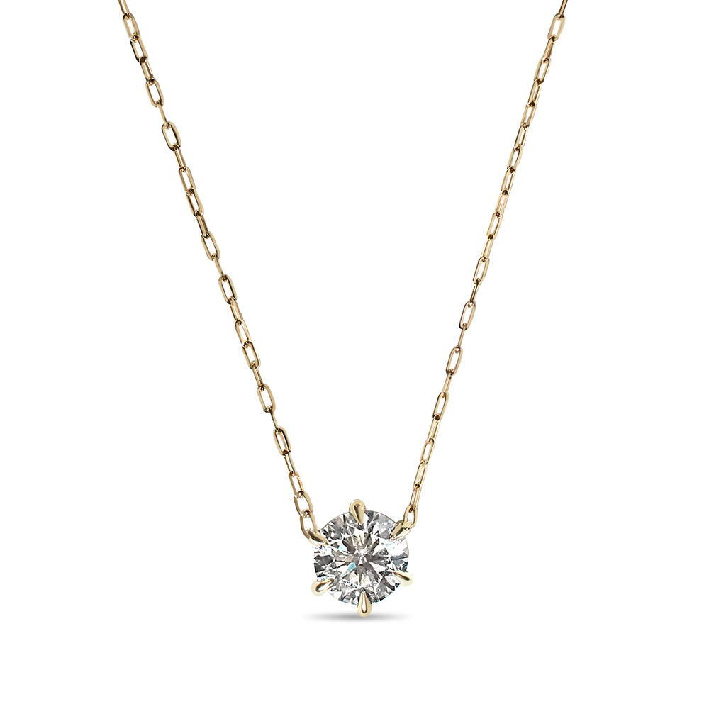 Round Diamond Pendant