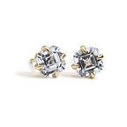Asscher Studs