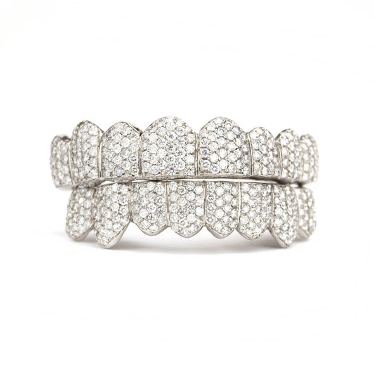 JDTK-Boonk Gang Honeycomb Prong Set Diamond Grill - Johnny Dang & Co