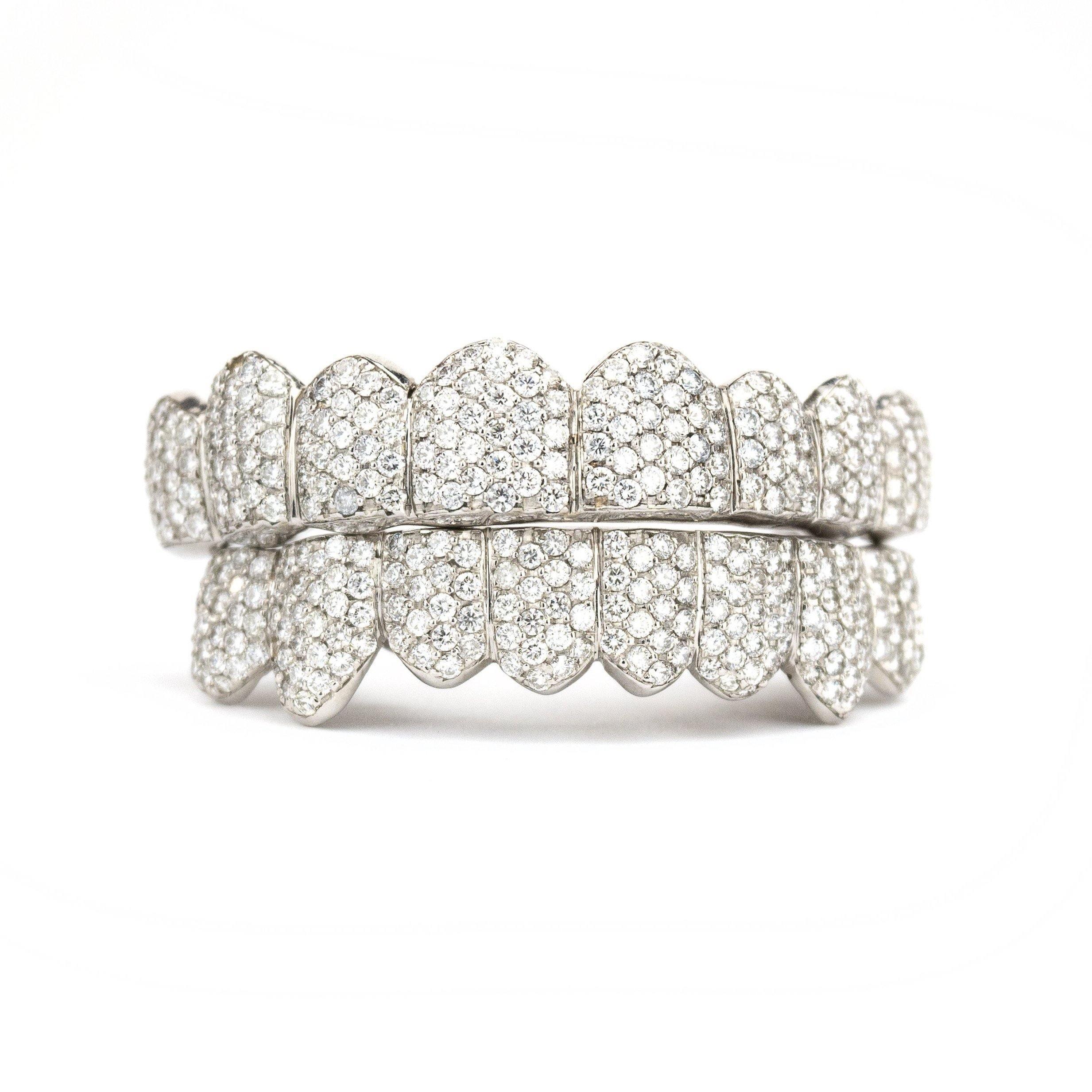 JDTK-Lil Pump's Hand Prong set Diamond Grill - Johnny Dang & Co