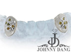 JDTK-S2530060 2 Gold Fang Teeth with Diamonds - Johnny Dang & Co