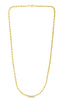 10K Yellow Gold 3.0mm Hollow Diamond Cut Rope Chain 18", 20", 22", 24" - Johnny Dang & Co
