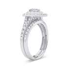 14K 1.00CT Diamond Bridal Ring - Johnny Dang & Co