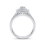 14K 1.00CT Diamond Bridal Ring - Johnny Dang & Co