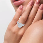 14K 1.00CT Diamond Bridal Ring - Johnny Dang & Co
