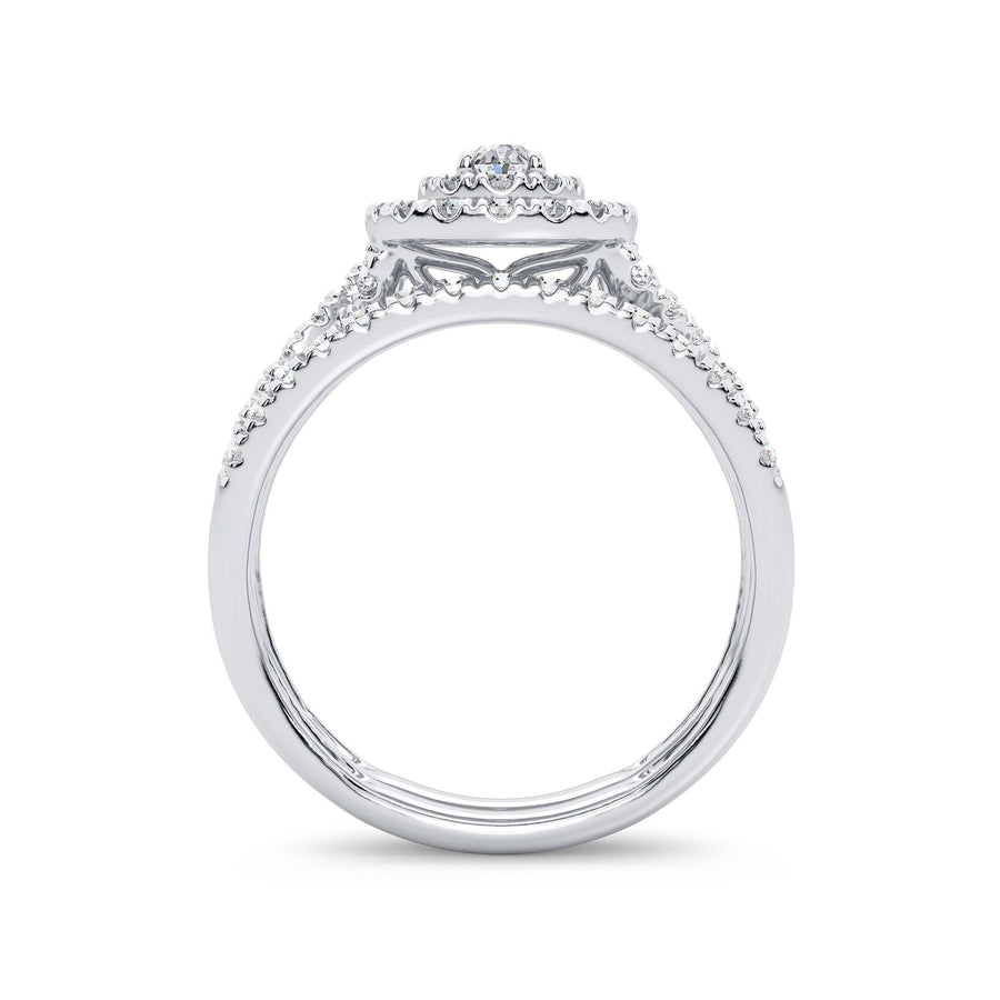 14K 1.00CT Diamond BRIDAL RING - Johnny Dang & Co