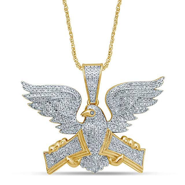 10K 0.74-0.78CT D-EAGLE CHARM - Johnny Dang & Co