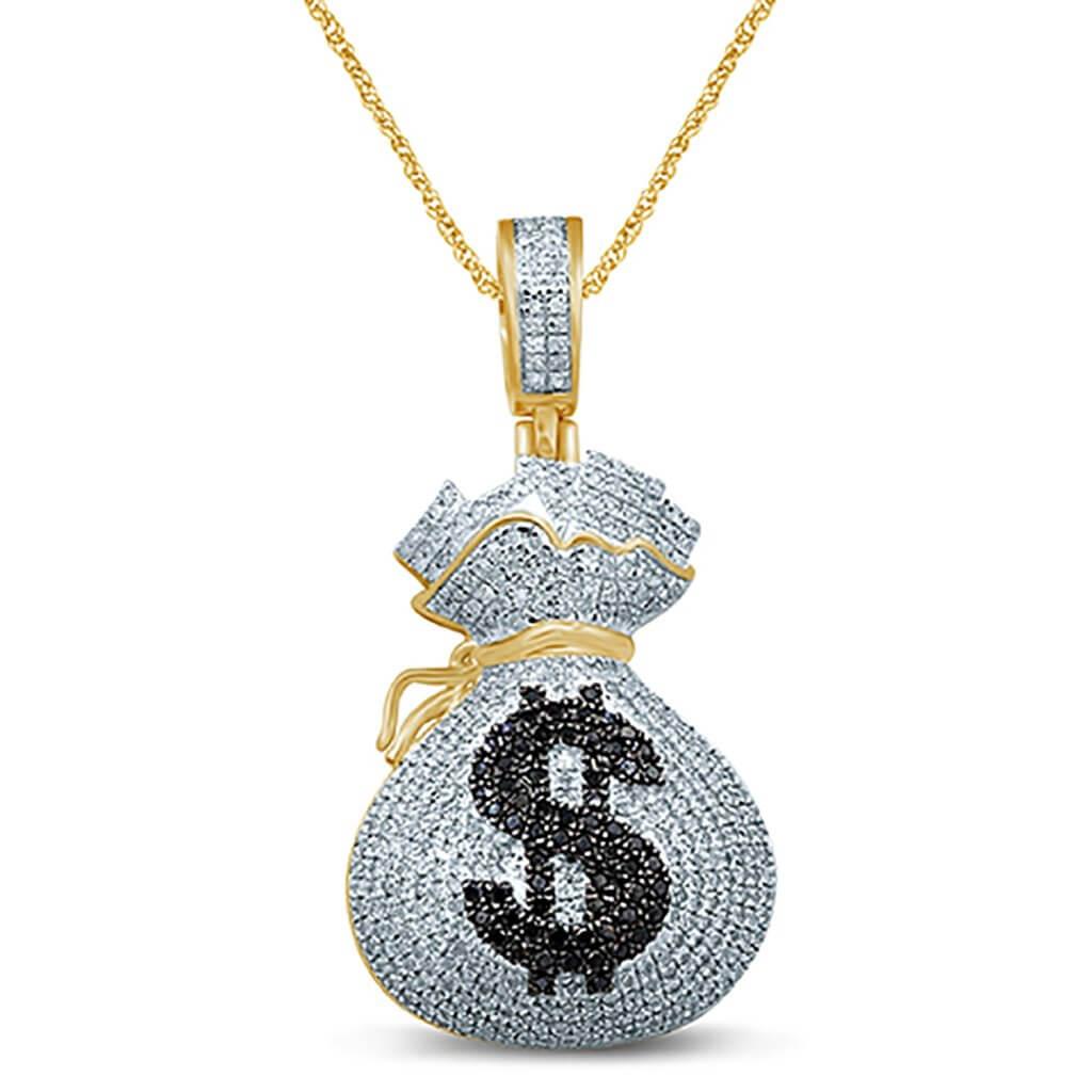 10K 1.15-1.31CT D-MONEY BAGS - Johnny Dang & Co