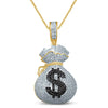 10K 1.15-1.31CT D-MONEY BAGS - Johnny Dang & Co
