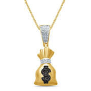 10K 0.25-0.27CT D-MONEY BAGS - Johnny Dang & Co