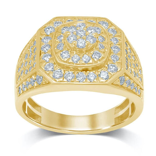 10K 1.54-.59CT D-DARK POLISH RING - Johnny Dang & Co