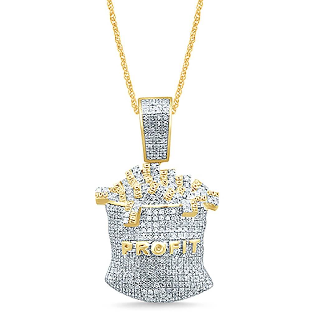 10K 0.76-0.78CT D-MONEY BAGS - Johnny Dang & Co