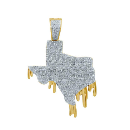 10K 0.89- 0.94CT D-ASSORTED CHARM "TEXAS" - Johnny Dang & Co