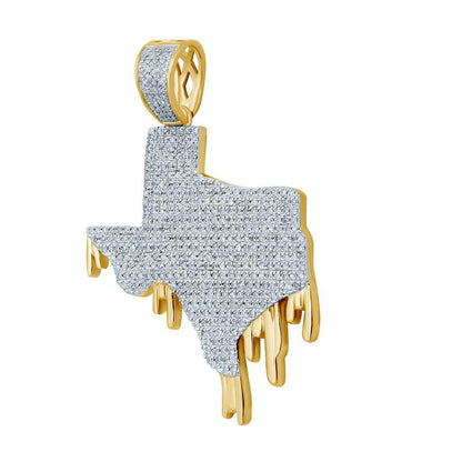 10K 0.89- 0.94CT D-ASSORTED CHARM "TEXAS" - Johnny Dang & Co