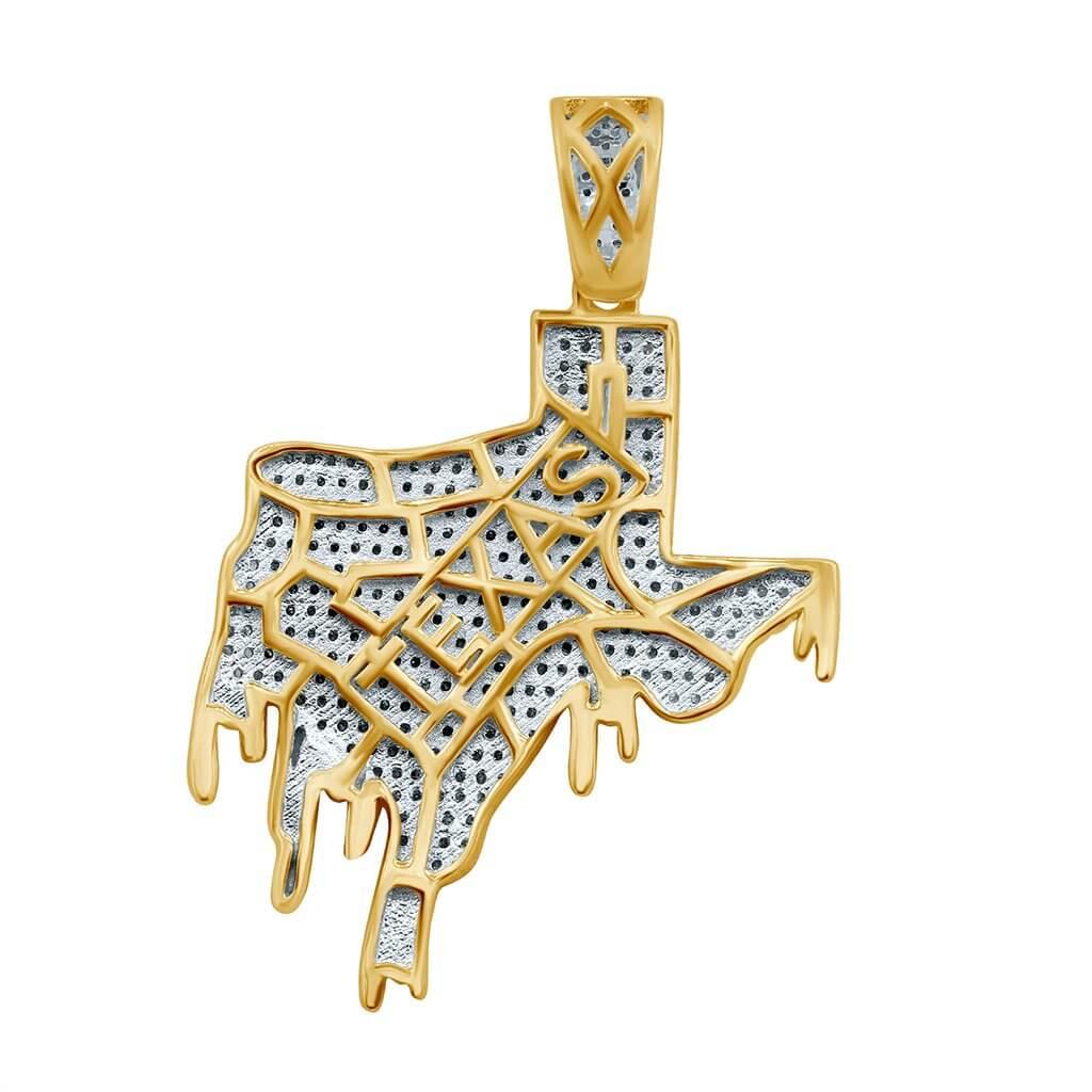 10K 0.89- 0.94CT D-ASSORTED CHARM "TEXAS" - Johnny Dang & Co