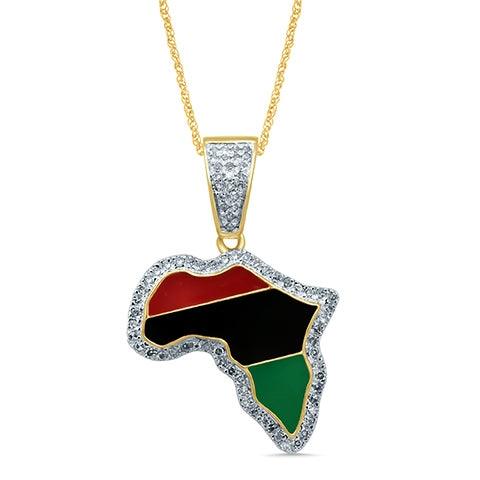 10K 0.19-0.22CT D-MAP "AFRICA" - Johnny Dang & Co