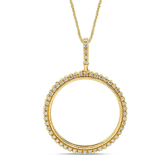 10K 0.8CT DIAMOND MEMORY PENDENT - Johnny Dang & Co