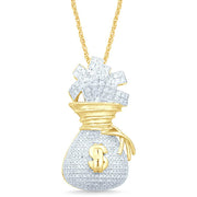 10K 0.87- 0.91CT D-MONEY BAGS - Johnny Dang & Co