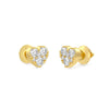 Heart Cluster Earrings - Johnny Dang & Co