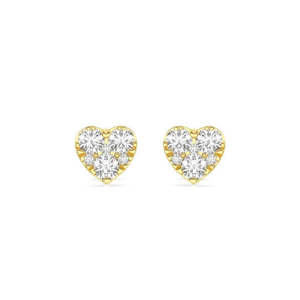 Heart Cluster Earrings - Johnny Dang & Co