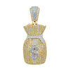 10KT 0.88-0.93CT D-MONEY BAGS - Johnny Dang & Co