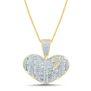 10K 1.13CT D-HEART CHARMS - Johnny Dang & Co