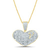 10K 1.13CT D-HEART CHARMS - Johnny Dang & Co