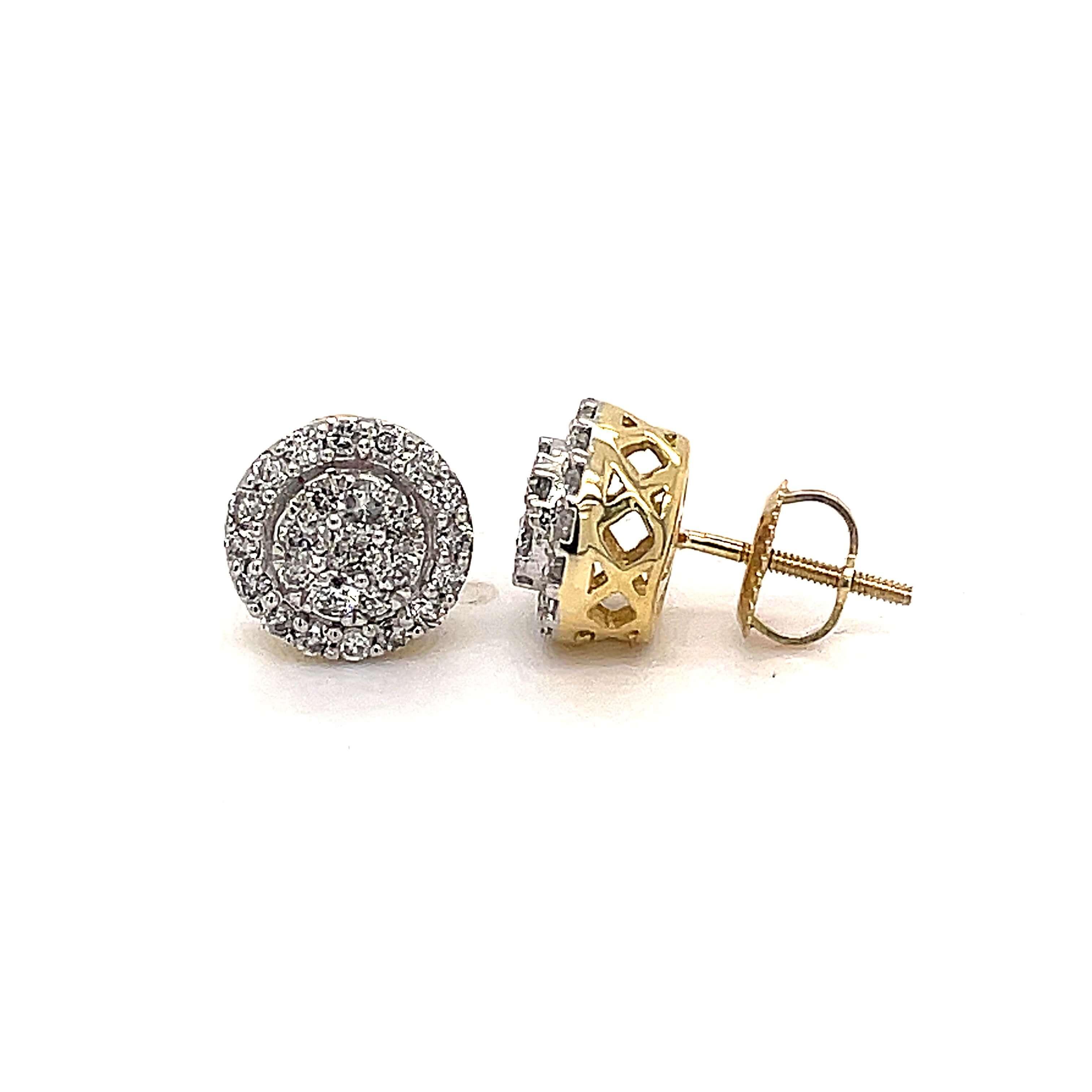 10K 0.74- 0.76CT D-EARRINGS - Johnny Dang & Co