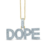 10K 1.59-1.68CT D-DOPE CHARM - Johnny Dang & Co