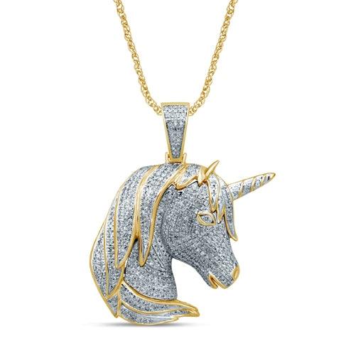 10K 1.02-1.04CT D-HORSE HEAD - Johnny Dang & Co