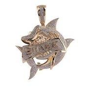 10K 1.00CT D-"SHARK" CHARM - Johnny Dang & Co