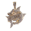 10K 1.00CT D-"SHARK" CHARM - Johnny Dang & Co