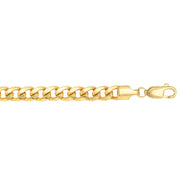 10K YG 8.50 inches 5.5mm Lite Miami CURB - Johnny Dang & Co