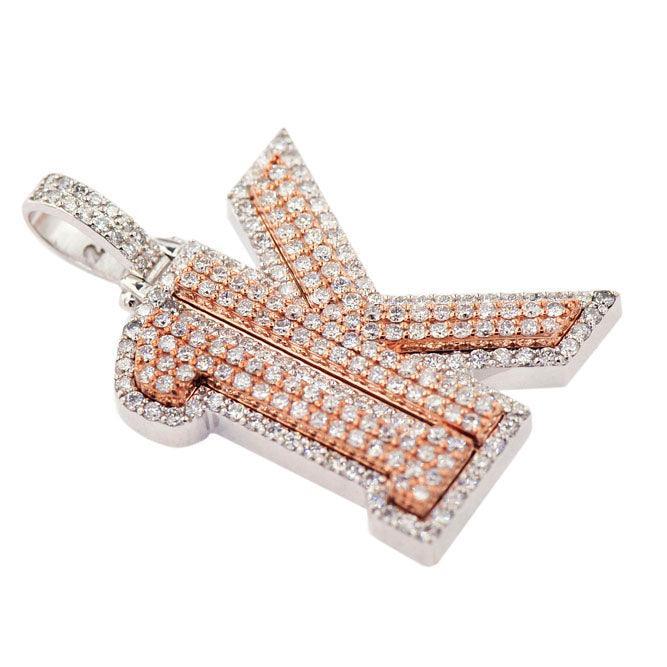 JD3405 - CUSTOM DIAMOND 1K PENDANT - Johnny Dang & Co