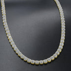 ICECUBE 5 MM 925 SILVER SQUARE TENNIS CHAIN | BMW9213572 - Johnny Dang & Co