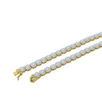 ICECUBE 5 MM 925 SILVER SQUARE TENNIS CHAIN | BMW9213572 - Johnny Dang & Co