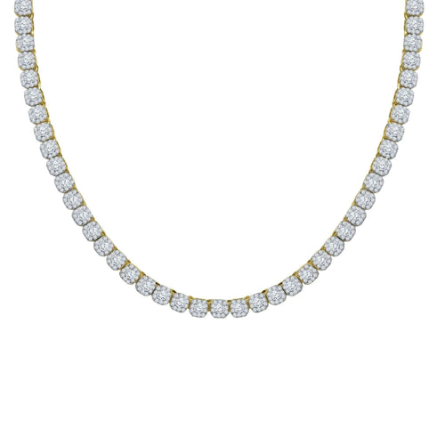ICECUBE 5 MM 925 SILVER SQUARE TENNIS CHAIN | BMW9213572