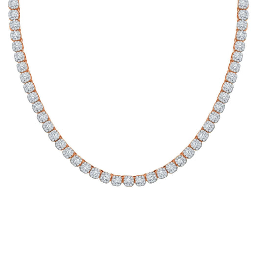 ICECUBE 5 MM 925 SILVER SQUARE TENNIS CHAIN | BMW9210065 - Johnny Dang & Co