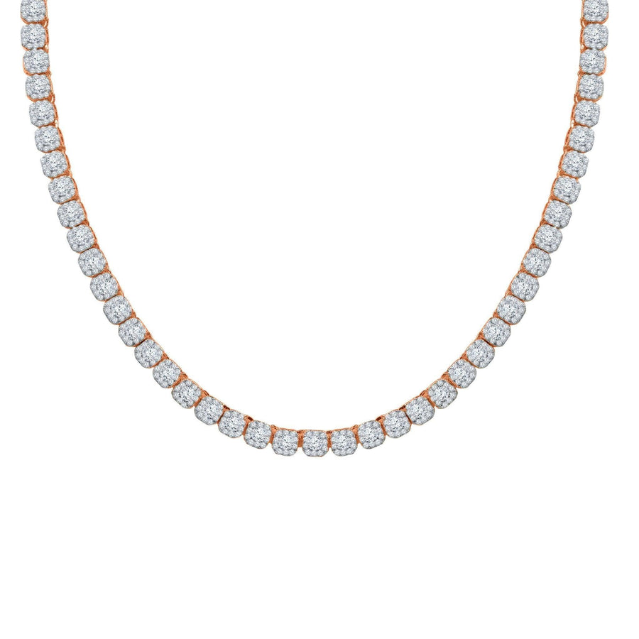 ICECUBE 5 MM 925 SILVER SQUARE TENNIS CHAIN | BMW9210065 - Johnny Dang & Co