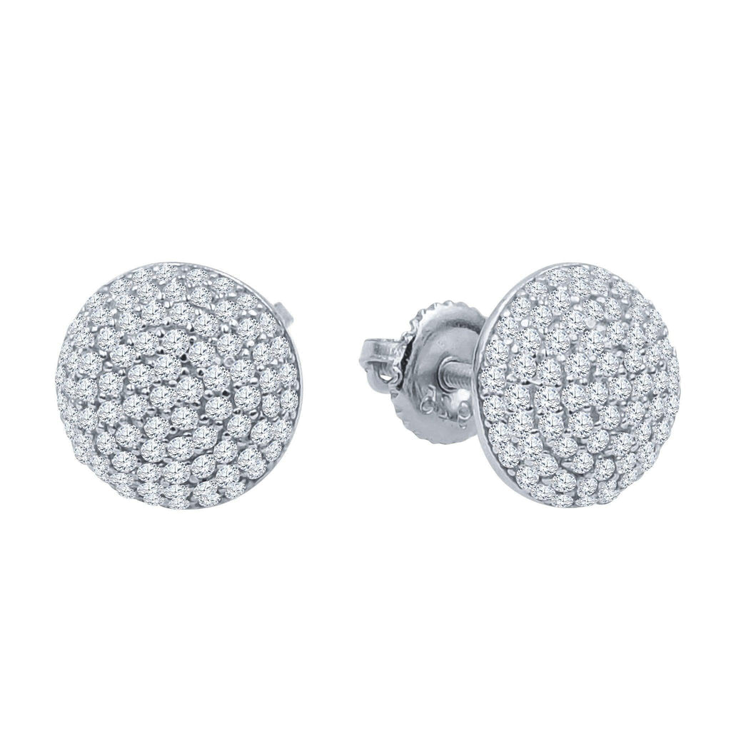 GLOBATE SILVER EARRINGS | BMW9212911 - Johnny Dang & Co
