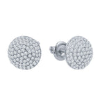 GLOBATE SILVER EARRINGS | BMW9212911 - Johnny Dang & Co